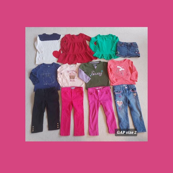 GAP Other - Baby Girl GAP lot size 2 - 12 items, dresses, tops, pants, jeans, skirt